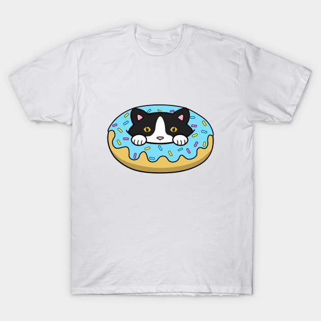 Adorable Donut Cat T-Shirt by Purrfect